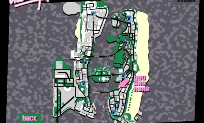 GTA Vice City Map