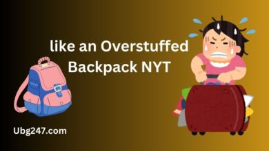 like an overstuffed backpack nyt